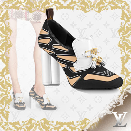 Louis Vuitton 2020 SS Square Toe Casual Style Tassel Party Style Fringes 