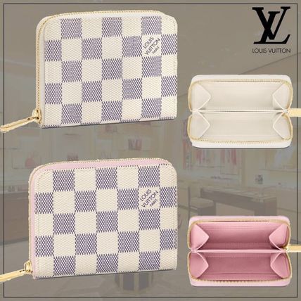 Louis Vuitton DAMIER AZUR Zippy Coin Purse N63069 