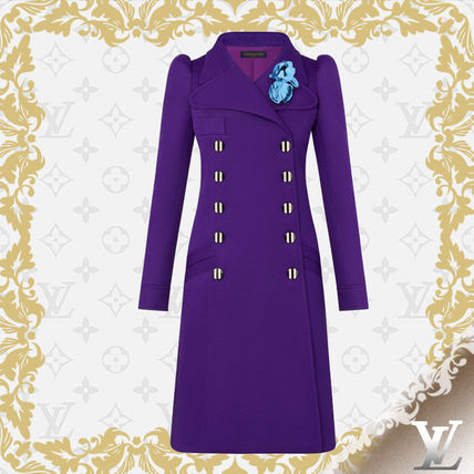 Louis Vuitton 2020 SS Stand Collar Coats Casual Style Wool Medium Party Style 