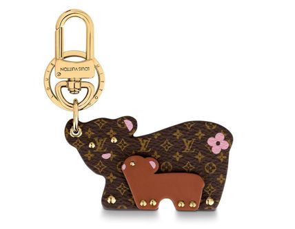 Louis Vuitton Leather Keychains  Bag Charms M69558 