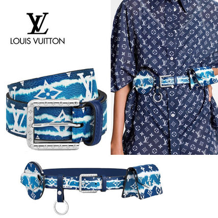 Louis Vuitton 2020 SS Monogram Street Style Logo Belts 