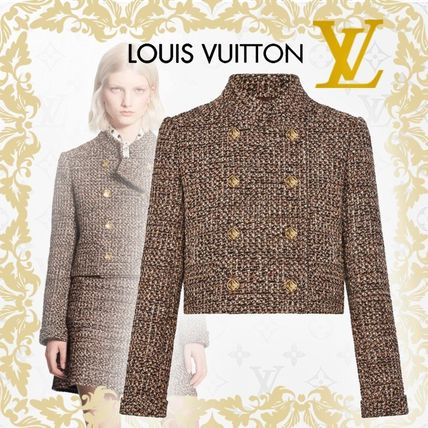 Louis Vuitton Casual Style Tweed Office Style Elegant Style Formal Style 