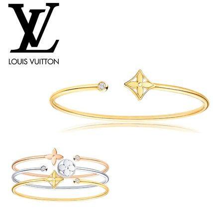 Louis Vuitton Idylle Blossom Twist Bracelet White Gold Q95530 