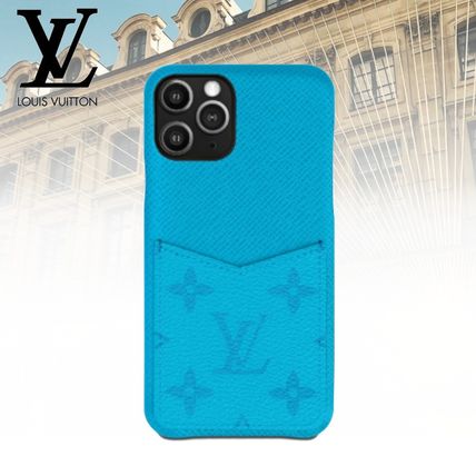 Louis Vuitton 2020 21AW Monogram Leather iPhone 11 Pro Smart Phone Cases M30438 