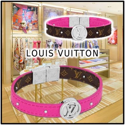 Louis Vuitton 2020 SS 2020 SS LV CIRCLE REVERSIBLE BRACELET pink bracelets M6556E 