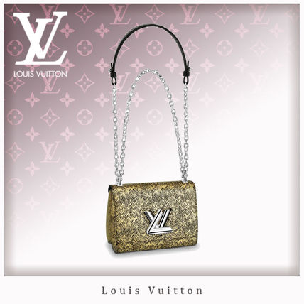 Louis Vuitton TWIST 2019 20AW Casual Style Blended Fabrics Chain Leather Party Style M51641 