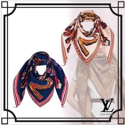 Louis Vuitton 2020 21AW Monogram Casual Style Wool Silk Plain Party Style M76410 M76411 