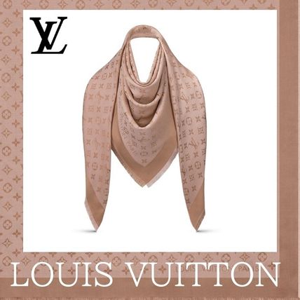 Louis Vuitton 2020 SS Denim Monogram Shawl M76068 