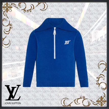 Louis Vuitton 2020 21AW Casual Style Wool Silk Blended Fabrics Street Style Cropped 1A83FG 