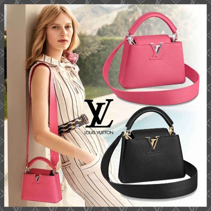 Louis Vuitton Leather Elegant Style Logo Handbags M55987 M56071 