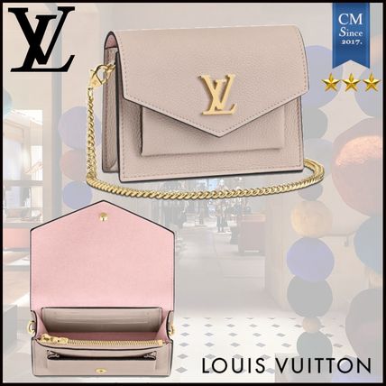 Louis Vuitton LOCKME 2020 SS Unisex Chain Leather Crossbody Logo Shoulder Bags 
