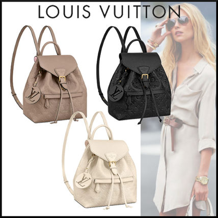 Louis Vuitton MONOGRAM EMPREINTE 2020 21AW Monogram Casual Style Elegant Style Logo Backpacks M45410 M45397 M45205 