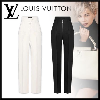 Louis Vuitton 2020 SS Stripes Silk Blended Fabrics Bi color Cotton Long 1A7UQE 1A7UX3 