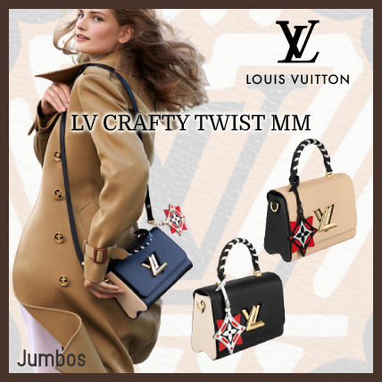 Louis Vuitton TWIST 2020 21AW Casual Style Calfskin Canvas Street Style 3WAY Party Style M56779 M56780 