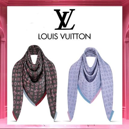Louis Vuitton 3D Monogram Shawl M76077 M76078 