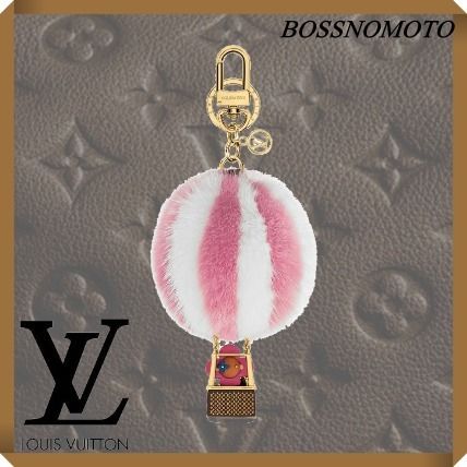 Louis Vuitton 2019 20AW Vivienne Xmas Fur Balloon Bag Charm And Key Holder M68655 
