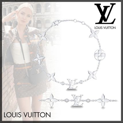 Louis Vuitton Idylle Blossom Monogram Bracelet White Gold And Diamonds Q95589 