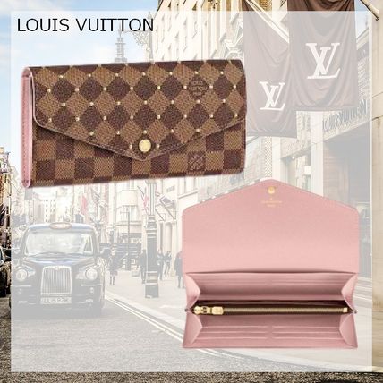 Louis Vuitton DAMIER 2020 SS Sarah Wallet N60249 