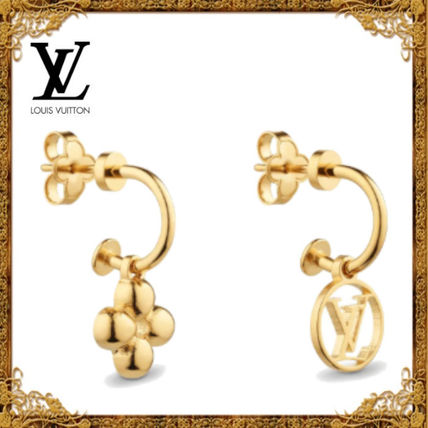 Louis Vuitton MONOGRAM Blooming Earrings M64859 