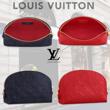 Louis Vuitton MONOGRAM 2020 21AW Monogram Plain Leather Logo Pouches  Cosmetic Bags M69414 M69413 