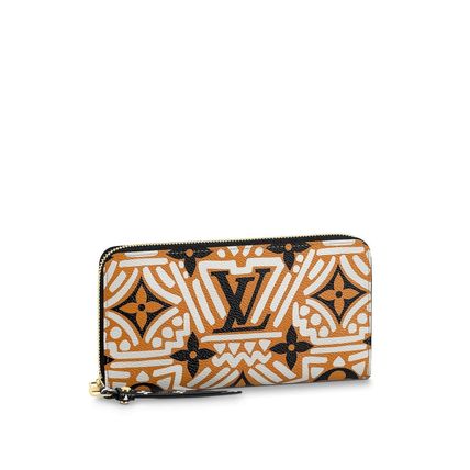 Louis Vuitton 2020 21AW Monogram Canvas Leather Logo Long Wallets M69437 