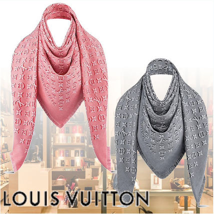 Louis Vuitton Knit  Fur Scarves M76363 M76364 