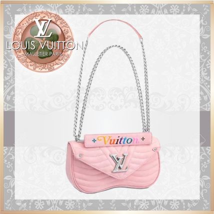 Louis Vuitton Casual Style Calfskin 2WAY Chain Plain Leather Party Style M51944 