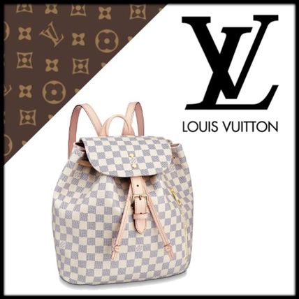 Louis Vuitton 2020 21AW Canvas Leather Elegant Style Backpacks N41578 