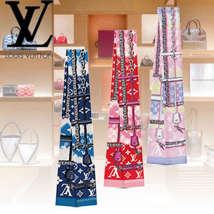 Louis Vuitton 2020 SS Monogram Casual Style Silk Elegant Style Logo M76186 M76103 M76102 