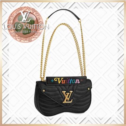 Louis Vuitton Casual Style Calfskin 2WAY Chain Plain Leather Party Style M51498 