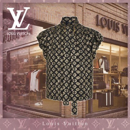 Louis Vuitton 2020 21AW Short Monogram Silk Elegant Style Cropped