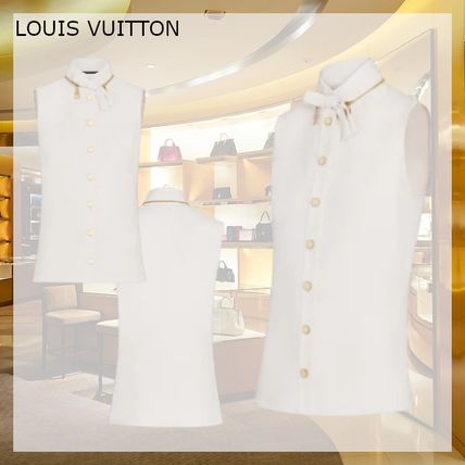 Louis Vuitton 2020 21AW Casual Style Silk Sleeveless Plain Medium Party Style 1A7UQY 