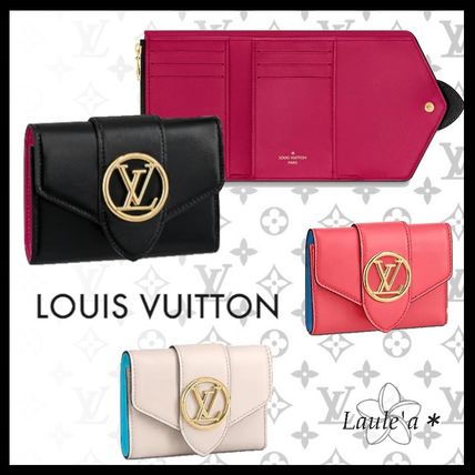 Louis Vuitton 2020 SS Plain Folding Wallet Bridal Logo Folding Wallets M69176  M69177 M69175 