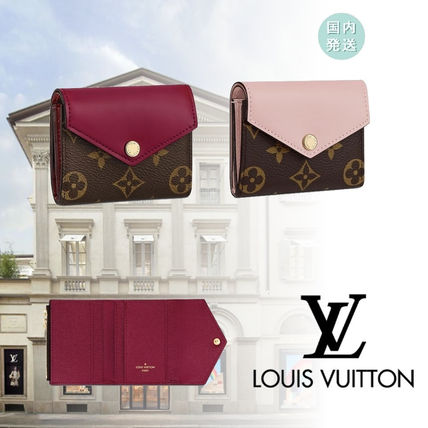 Louis Vuitton Logo Folding Wallets 