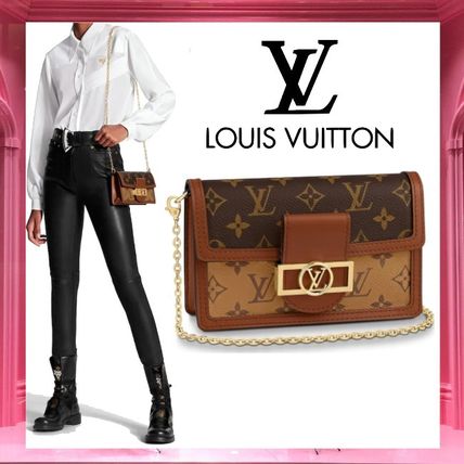 Louis Vuitton 2020 SS Monogram Leather Crossbody Logo Shoulder Bags M68746 