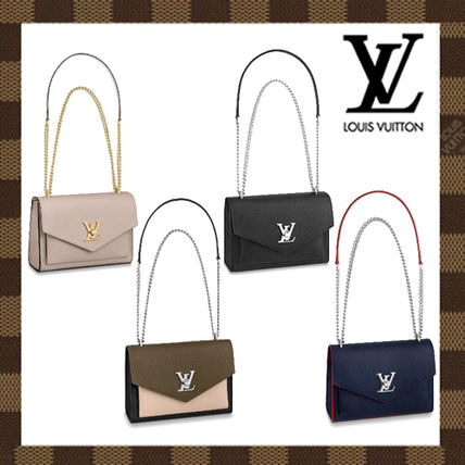 Louis Vuitton MY LOCKME 2019 20AW Casual Style Plain Leather Elegant Style Crossbody
