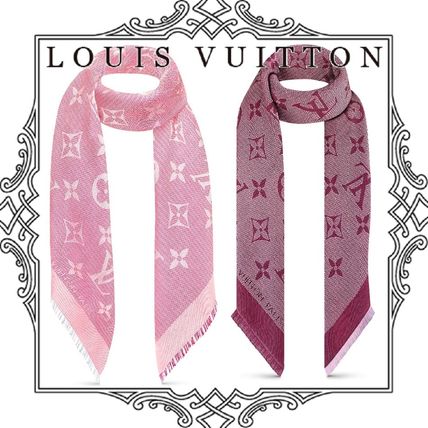Louis Vuitton MONOGRAM 2020 21AW Monogram Casual Style Unisex Wool Silk Street Style M73668 M71385 