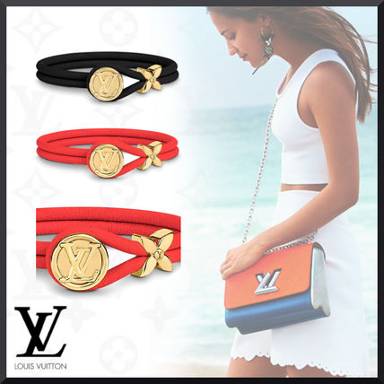 Louis Vuitton 2019 20AW Costume Jewelry Leather Party Style Fine M6599E M6678E 