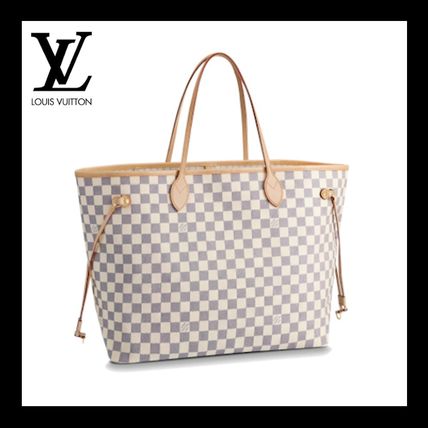 Louis Vuitton Casual Style Unisex Calfskin Bag in Bag A4 Plain Leather 