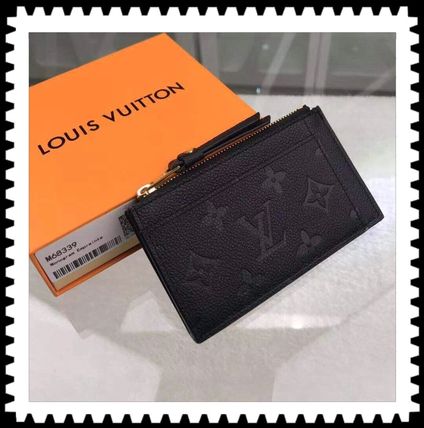 Louis Vuitton 2020 SS Monogram Leather Long Wallet Small Wallet Logo Coin Cases M68339 