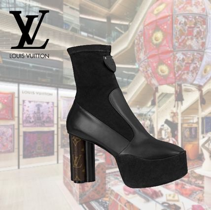 Louis Vuitton MONOGRAM 2020 SS Podium Ankle Boot 1A7U7S 
