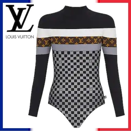 Louis Vuitton DAMIER 2020 21AW Stripes Monogram Casual Style Nylon Long Sleeves Cotton 