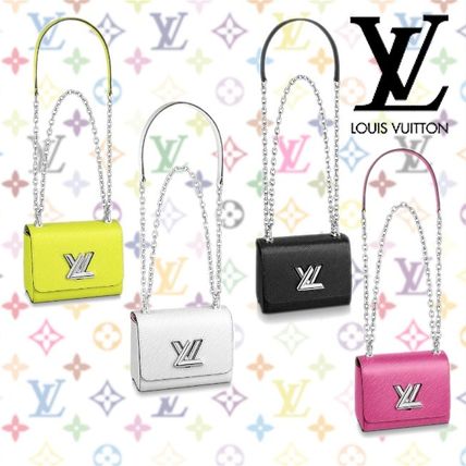 Louis Vuitton Calfskin 2WAY Chain Plain Crossbody Logo Shoulder Bags M56120 M56117 M56118 M56119 