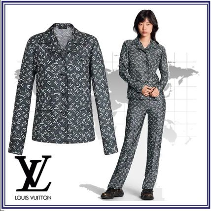 Louis Vuitton 2019 20AW Monogram Long Sleeves Shirts  Blouses 