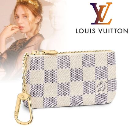 Louis Vuitton DAMIER AZUR 2019 20AW Key Pouch N62659 