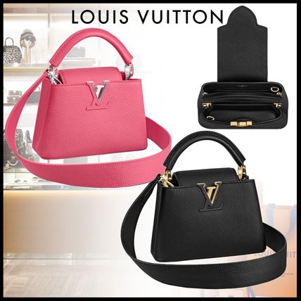 Louis Vuitton CAPUCINES 2020 SS Casual Style 2WAY Leather Office Style Elegant Style M55987 M56071 