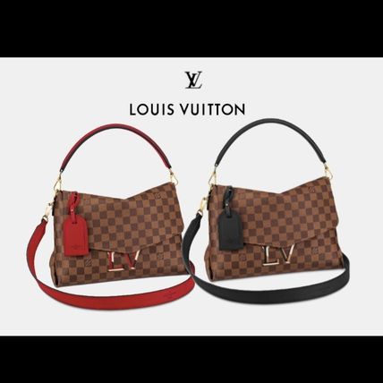 Louis Vuitton DAMIER Other Plaid Patterns Casual Style Canvas 2WAY Shoulder Bags 