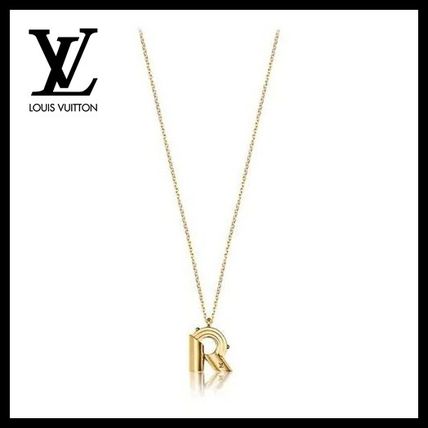 Louis Vuitton 2020 SS Lv  Me Necklace Letter R M61073 
