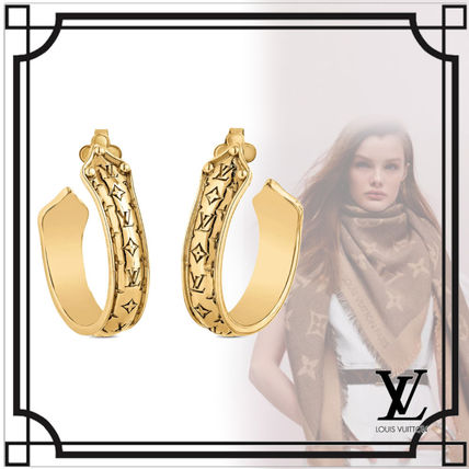 Louis Vuitton MONOGRAM Costume Jewelry Casual Style Party Style 10K Gold 18K Gold M69654 