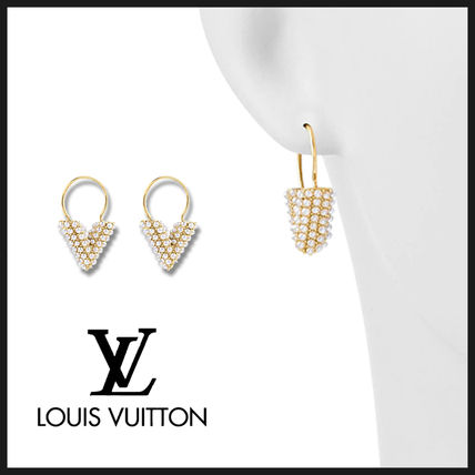 Louis Vuitton V Earrings M68362 